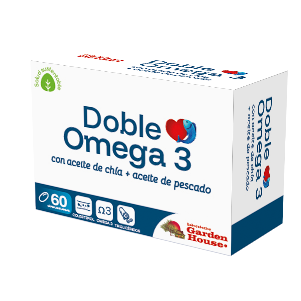 Doble Omega 3 x 60 cápsulas blandas